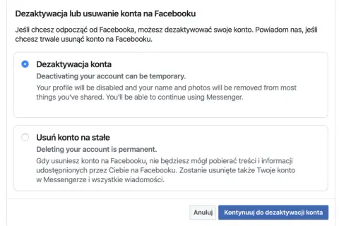 Jak trwale usunąć konto Facebooka i uniknąć utraty danych – krok po kroku