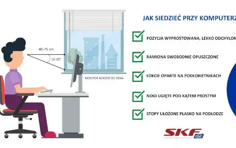Jak prawidłowo ustawić monitor na biurku, aby uniknąć bólu i poprawić komfort pracy