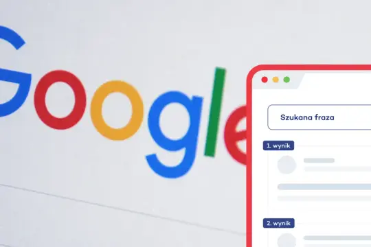 Agencja SEO vs wydawca portali: od kogo kupować linki? Google pokazuje wyniki wyszukiwania, gdzie kluczowe są linki.