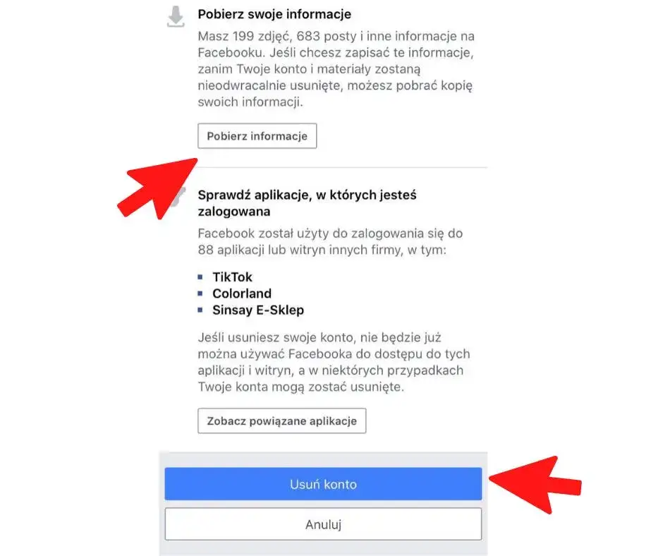 Zdjęcie Jak trwale usunąć konto Facebooka i uniknąć utraty danych – krok po kroku